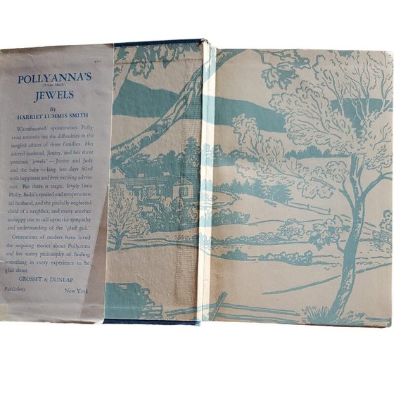 POLLYANNA'S JEWELS, Another GLAD BOOK HARD COVER DUST JACKET 1925 Grosset Dunlap - Picture 7 of 10